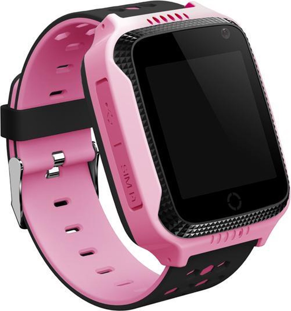 Kinder GPS Horloge - Roze - Smartwatch - Flashlight - Inclusief Track App