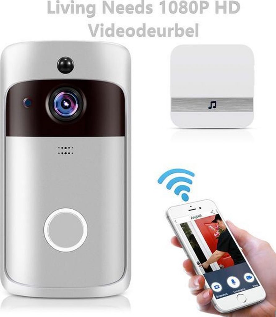 Slimme draadloze WiFi-videodeurbel Real-time visuele intercomdeurbel Groothoeklens Tweeweg audio Nachtzicht Stand-by deurbel met camera kopen vanaf een prijs van 13