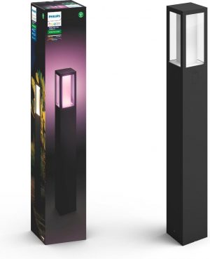 Philips Hue Impress sokkellamp - White and Color Ambiance - hoog - Buiten