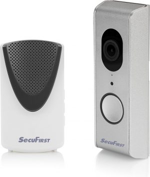 SecuFirst DID701S - Wi-Fi deurbel met camera en draadloze gong - 1080P