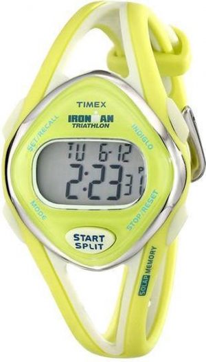 Timex Ironman Sleek 50 lap mid size neon lime (T5K656)-Horloge