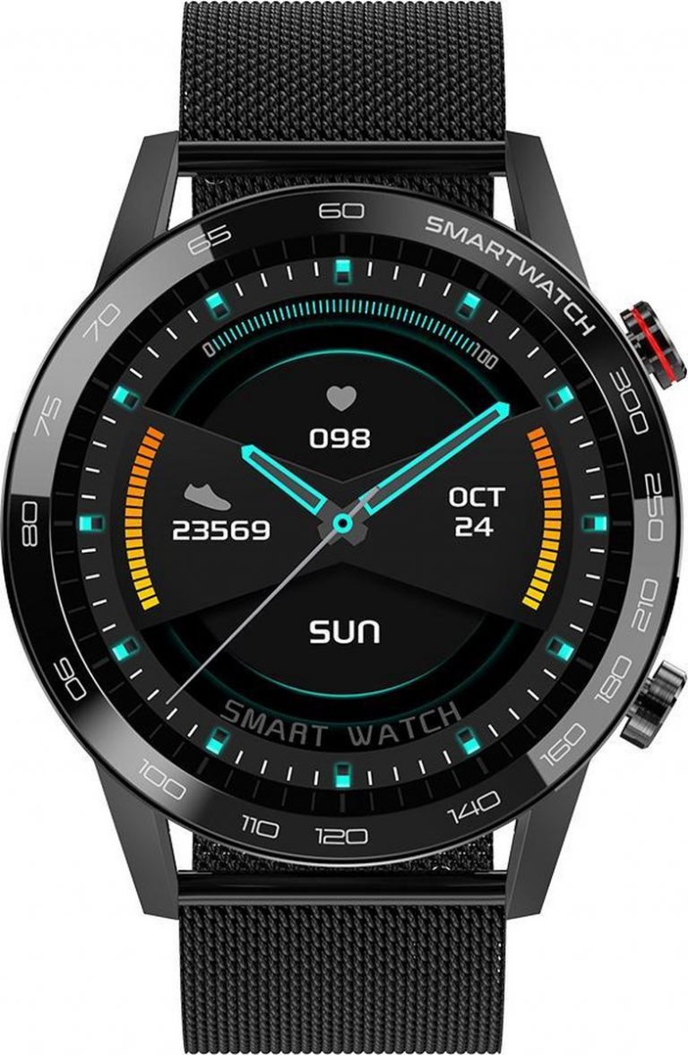 E13 1,28 inch ips kleurenscherm smart watch, ip68 waterdicht, stalen