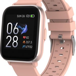 Denver SW-163 - Smartwatch - touchscreen sportwatch met hartslagmeter - Fitbit - Roze