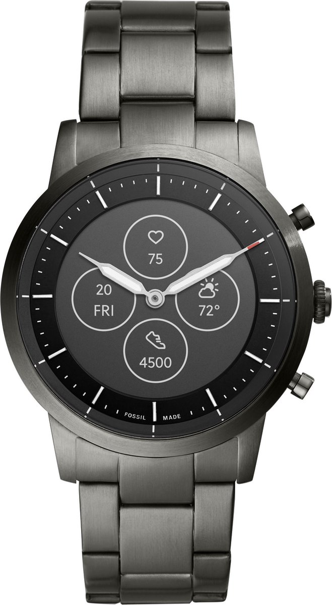 Fossil Collider Hybrid HR Smartwatch FTW7009 - Grijs