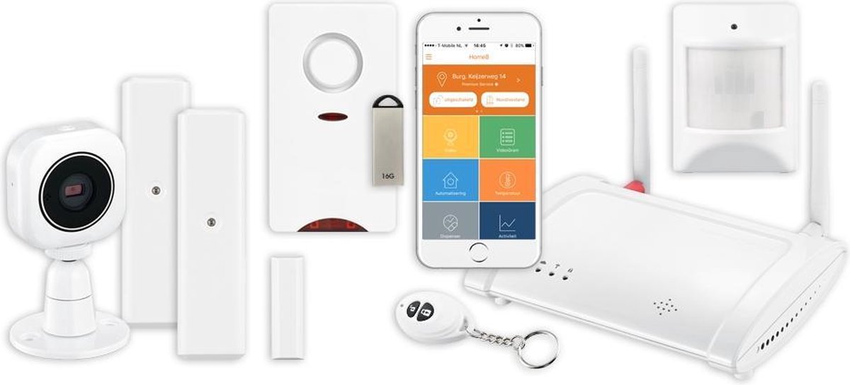 Home8 Beveiliging Draadloos Alarmsysteem
