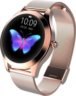 Optible Nirou - Smartwatch - Dames en Heren - Goud - Staal