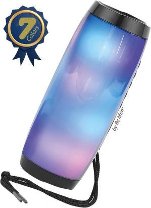 Pulsar Led Light Bluetooth Speaker - luna portable speaker - meeneembaar kleur luidsprekers - wi-fi party connectie boxen accu - connecting colour changing blue tooth - wifi lichtjes handsfree bellen