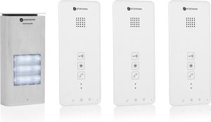 Smartwares DIC-21132 Audio Intercom Systeem Voor 3 Appartementen