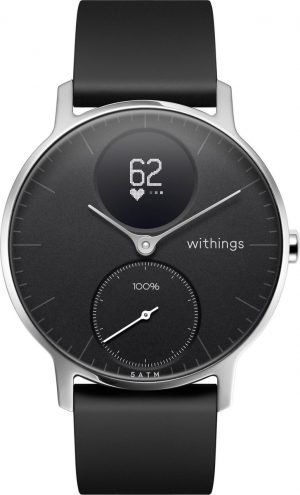 Withings Steel HR - Hybride Smartwatch - Zwart - Ø 36mm