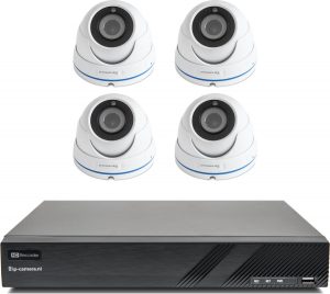 4x Pro Dome Beveiligingscamera set met Sony 5MP Cmos 4x zoom
