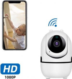 BabySecure Babyfoon - Babyfoon met Camera - Beveiligingscamera voor Binnen - NL iOS/Android App - Wit