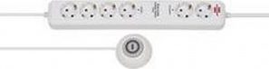 Brennenstuhl 1159560216 Socket strip (+ switch) 6x White PG connector 1 pc(s)