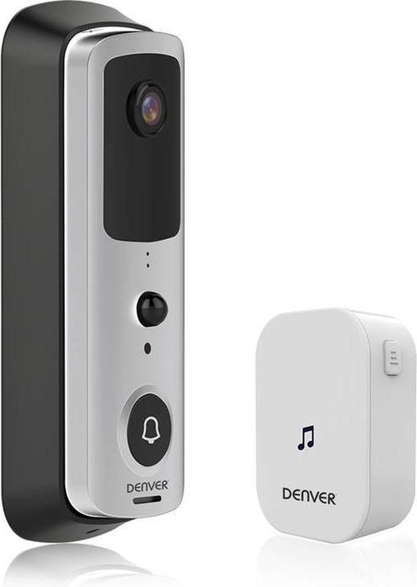 Erfgenaam Waden afwijzing Denver SHV-120 IP Smart Tuya Deurbel met camera intercom Wifi draadloos  incl Dongle - Smart Gear Compare