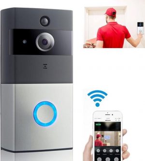 Direct-security IP Video Intercom WIFI Video Deurtelefoon Deurbel WIFI Deurbel Camera Voor Appartementen IR Alarm Draadloze Beveiligingscamera Alleen deurbel