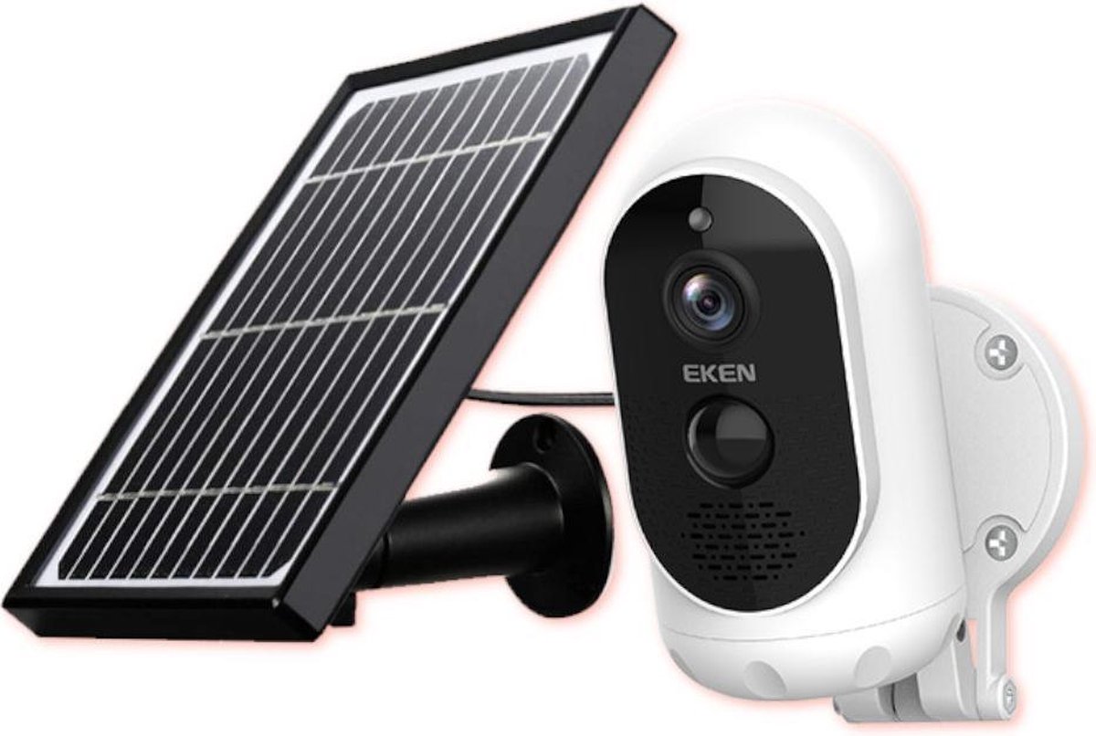 Eken Astro IP Camera met zonnepaneel | Geschikt voor binnen en buitenshuis