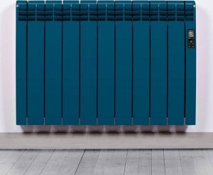 Elektrische Radiator Wifi Saphire Blue- Smartcontrol via app (RAL) - Energiebesparende functies - Laag verbruik - Realtime consumptie - 3 elementen - 330 W - Zuinigste Radiator