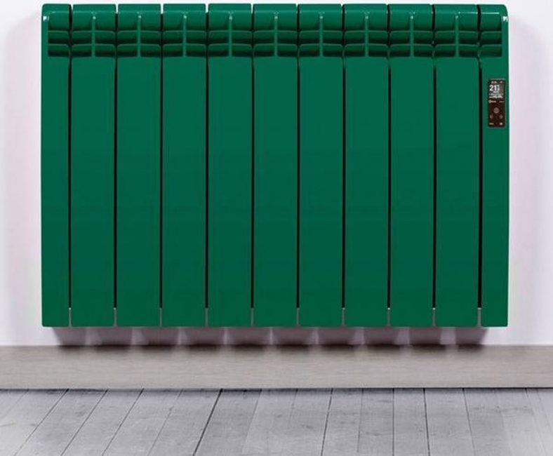 Elektrische Radiator Wifi - Smartcontrol via app Pearl Opal Green (RAL ...