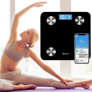 Eyzo Bluetooth Weegschaal | Bereken Gewicht, BMI, Lichaamsvet, Spiermassa, en nog veel meer!