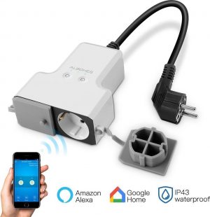 Faseras Waterdicht Stekker - Externe Schakelaars - Doorvoerstekker - Waterdicht IP43 - WiFi