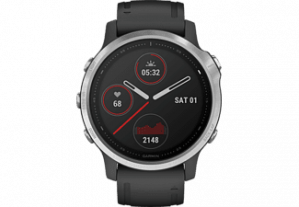 GARMIN fenix 6S 42 mm Zwart/Zilver