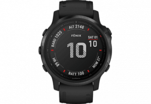 GARMIN fenix 6S Pro 42 mm Zwart/Zwart