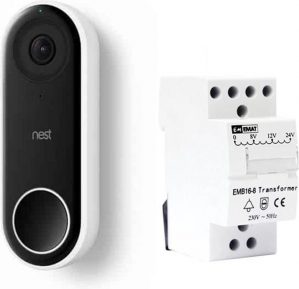 Google Nest Hello videodeurbel - Inclusief Transformator - Smart HOWM