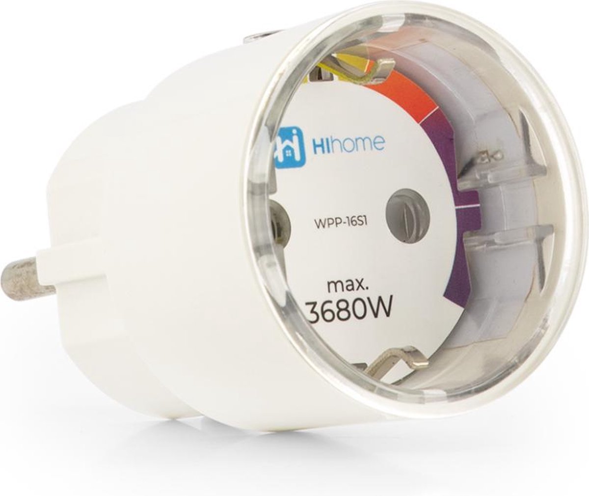 Hihome mini WiFi Slimme Stekker 16A - Werkt met App, Google Home en Alexa - Met Energie Meting