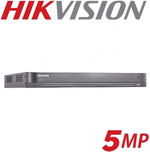 Hikvision beveiligingscamera set, 5 MP, 4 K, DVR, 4 kanalen, 4 TB, H.265 +, HIK, 5 MP, 2,8 mm, vandalismebestendige camera set