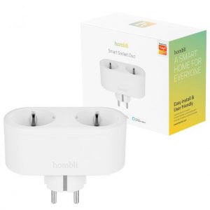 Hombli Smart Socket Duo EU schakel stekkerdoos 2 stuks