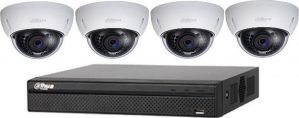 IP Camerasysteem Dahua 2 Megapixel | 4 cameras met NVR | Professionele Camerabeveiliging | Voor Binnen als Buiten