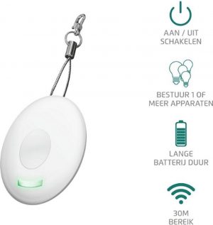KlikAanKlikUit ACCT-510 Afstandsbediening Sleutelhanger Wit