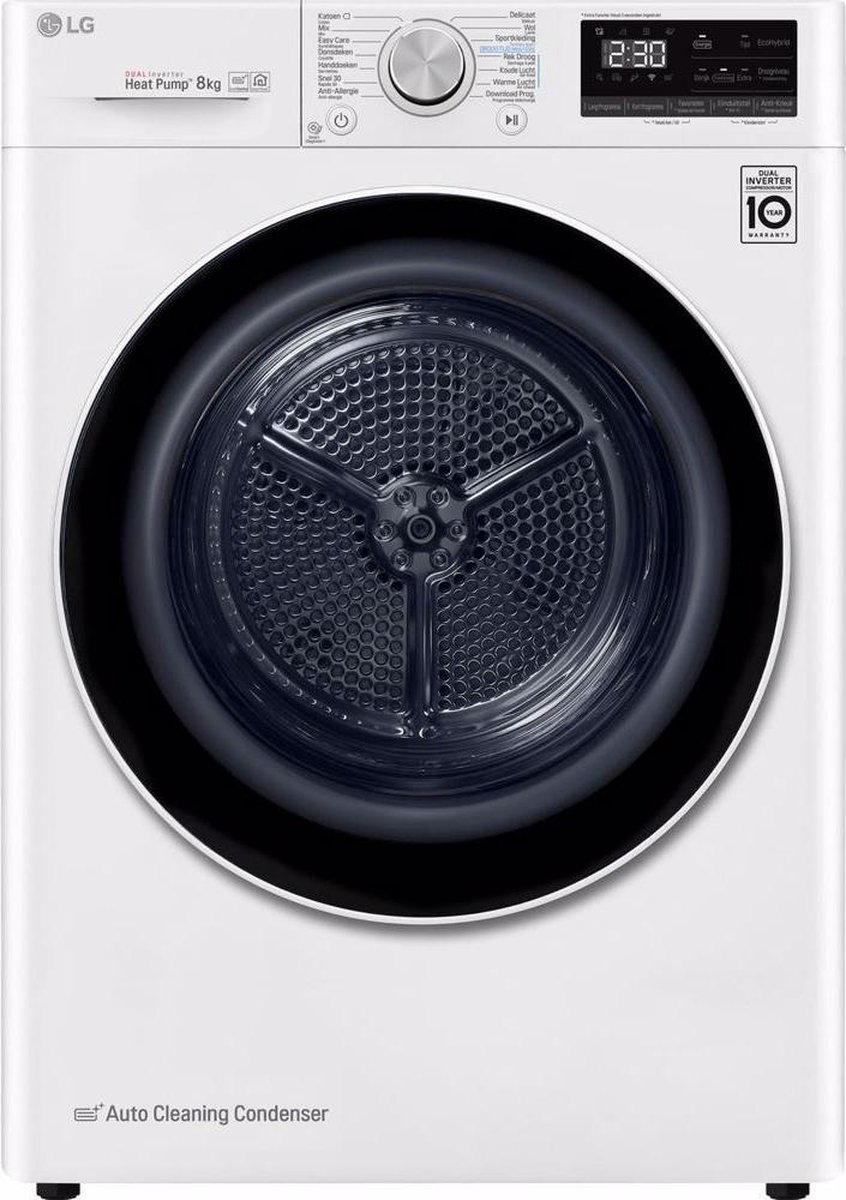 LG RC80V9AV4Q - Warmtepompdroger