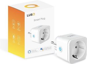 LUSQ® Slimme Stekker - Tijdschakelaar & Energiemeter via Smartphone App - Smart Plug - Google Home & Amazon Alexa -