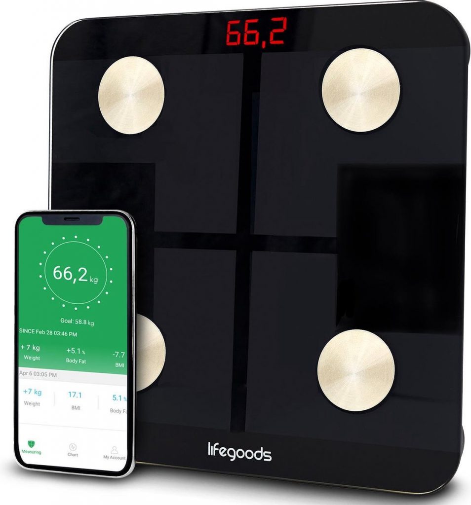 LifeGoods Slimme Weegschaal Smart Gear Compare