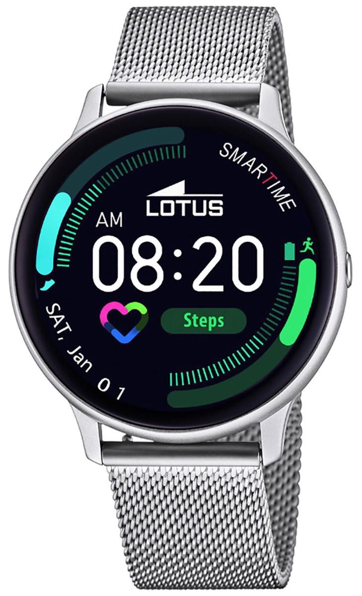 vaardigheid zondag Donau Lotus 50014/1 Smartime Smartwatch - polshorloge - staal/kunststof - zilverkleurig - mm - Smart Gear Compare vaardigheid zondag Donau Lotus 50014/1 Smartime Smartwatch - polshorloge - staal/kunststof - zilverkleurig - mm - Smart Gear Compare