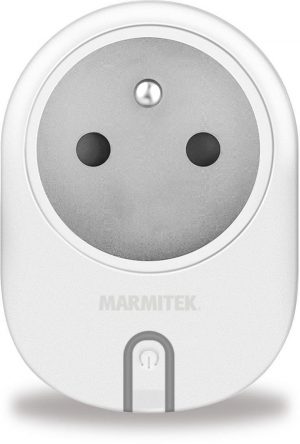 Marmitek Power SE - slimme wifi stekker - geen hub benodigd - manueel en automatisch schakelen - stekker type E (BE) - Smart me
