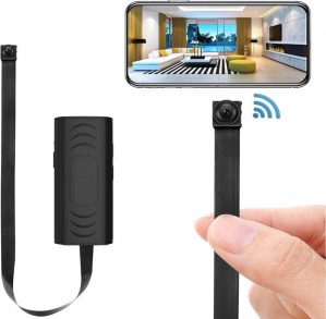 Micro Spy Camera Huomu Verborgen Home Security Camera 1080P Hd Draadloze Wifi Remote View Camera Nanny Cam Kleine Recorder