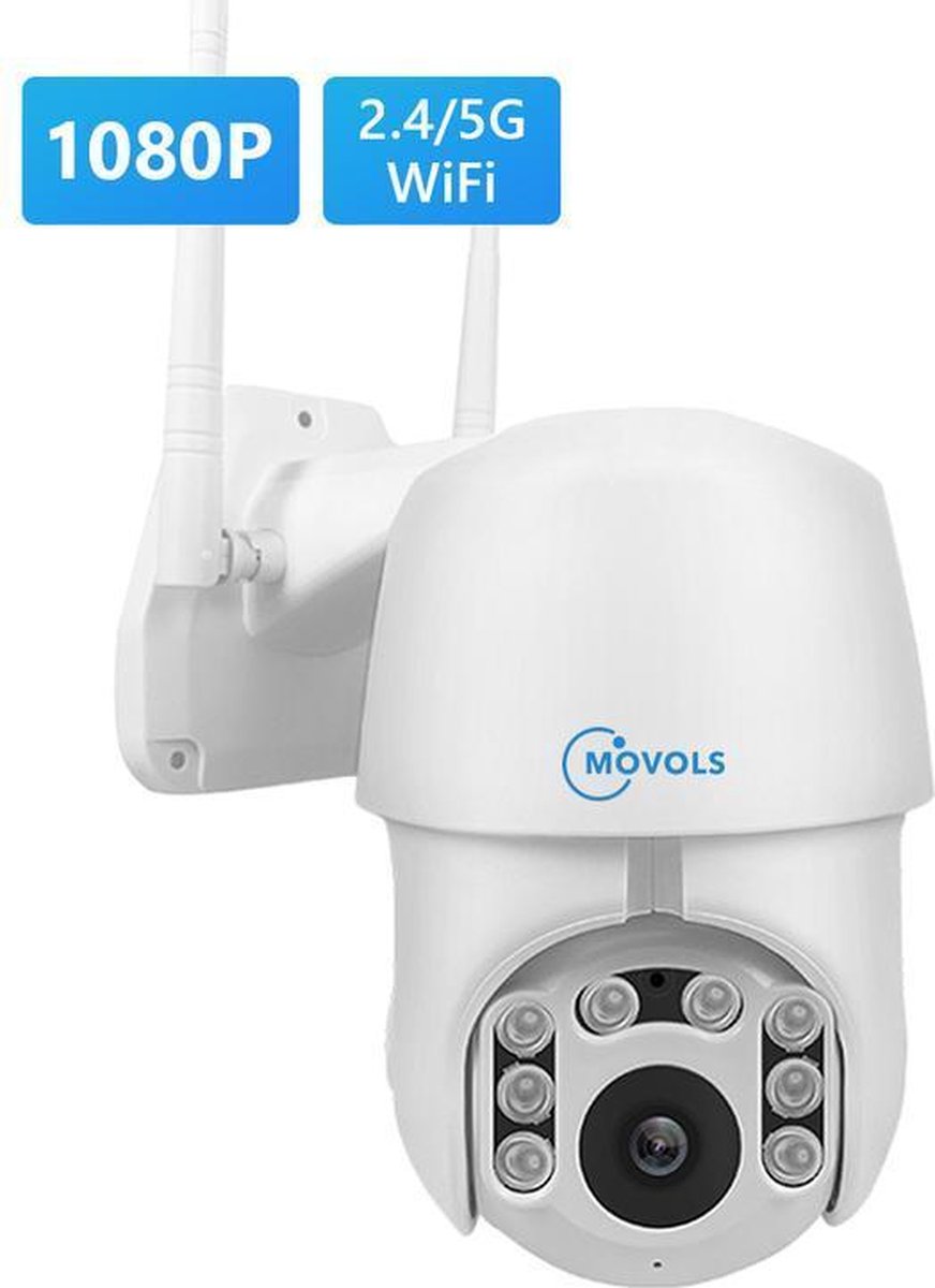 Movols 2.0 MP (1080P) PTZ Auto-Tracking Wifi 4X digitale zoom IR ...