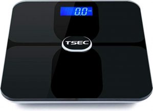 Naisidier Bluetooth-lichaamsvetschaal, slimme digitale weegschaal Weegschalen met achtergrondverlichting voor lichaamsmeting, 25st / 200kg / 400lb (ISO, Android)