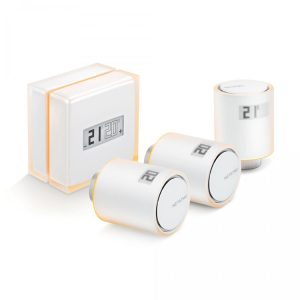Netatmo Slimme Thermostaat + 3 Slimme Radiatorkranen verwarmingsthermostaat