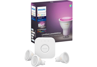 PHILIPS HUE Starterkit - wit en gekleurd licht - GU10