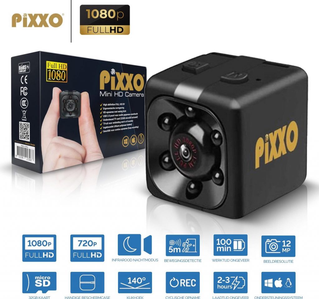 HGYGHO 64 GB verborgen camera autosleutel, mini