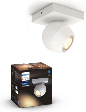 Philips Hue - BUCKRAM single spot white 1x5.5W 230V - White Ambiance - Bluetooth Without Dimmer