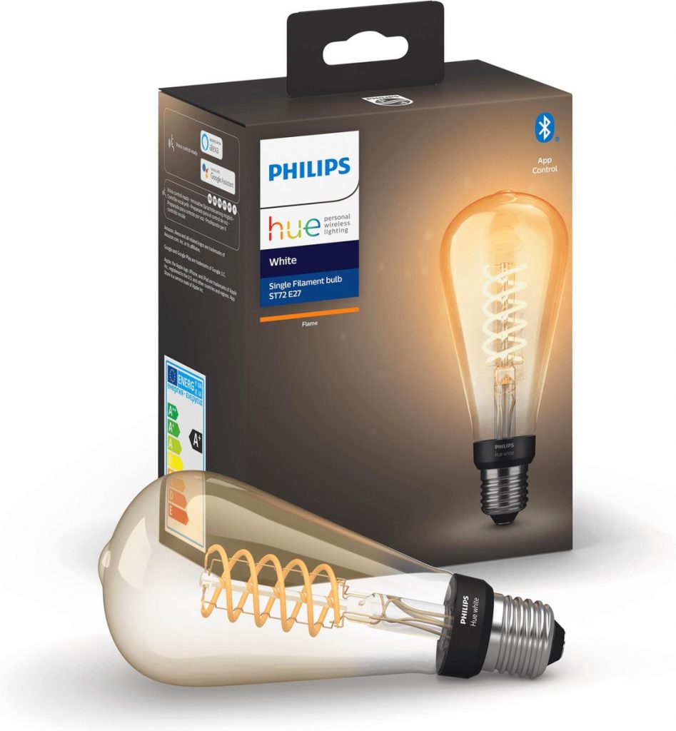 Philips Hue Slimme verlichting Filamentlamp ST72 Edison White E27