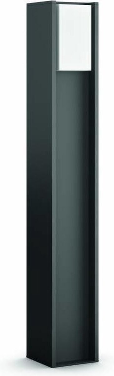 Philips Hue Turaco Sokkellamp - White - 1 Lichtpunt - antraciet - hoog - Buiten