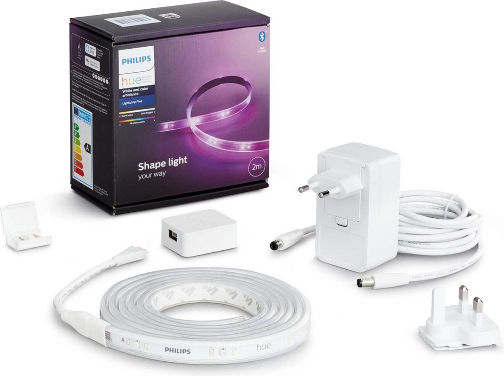 Philips Hue lightstrip Plus wit en gekleurd licht 2m Basis Met