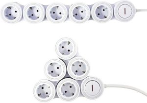 REV 0015520515 Socket strip (+ switch) Anthracite 1 pc(s)