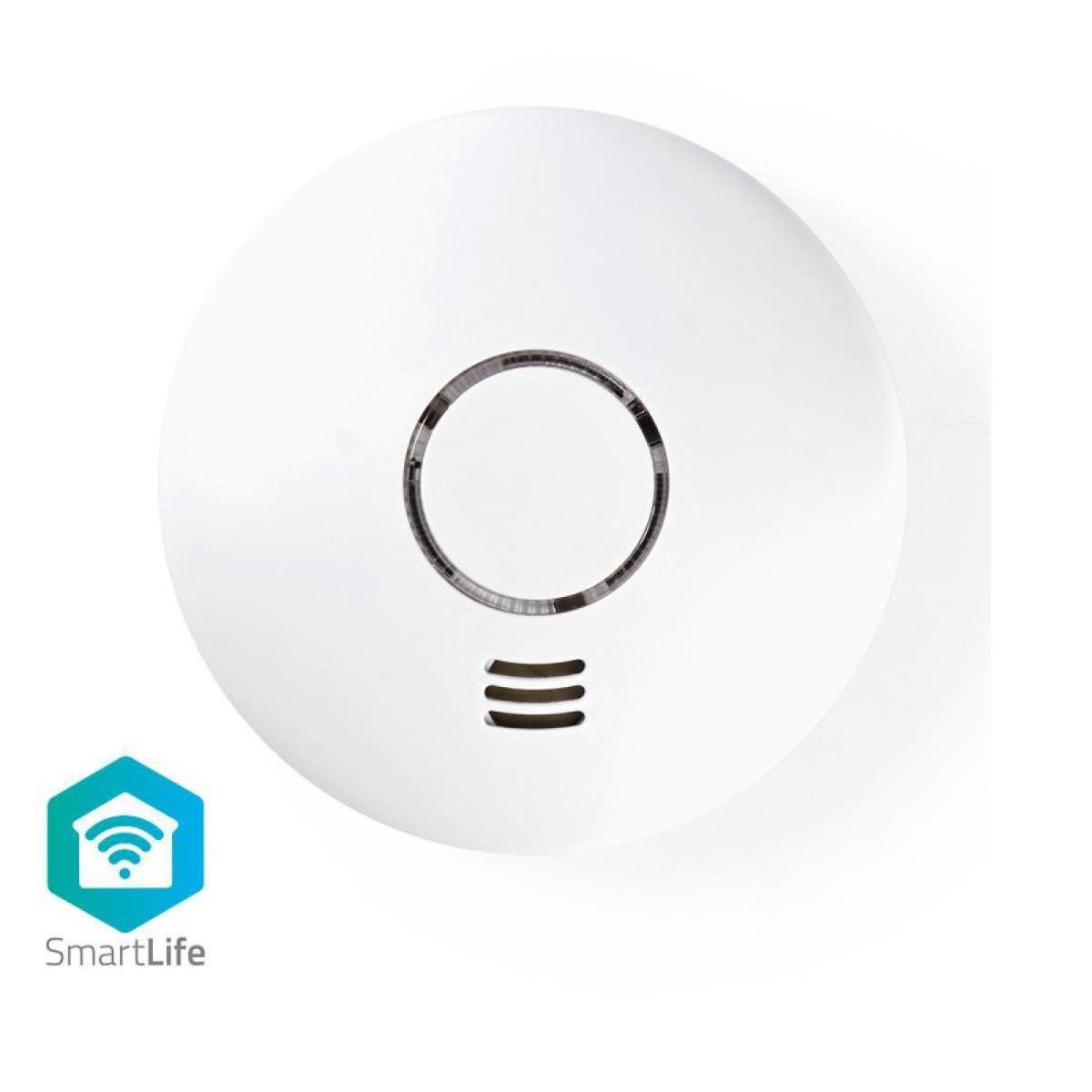 Slimme ROOKMELDER EN HITTEMELDER, WIFI TUYA COMPATIBLE, BATTERIJ GEVOED(3-pack)