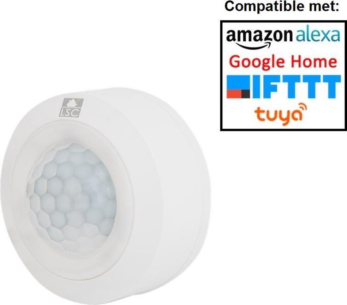 Smart Home bewegingssensor met Wifi | Werkt met Google Assistant, Alexa, IFTTT, Tuya | Pride Kings®