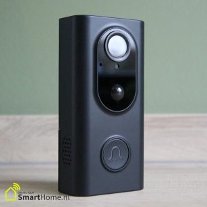 Smart Home slimme videodeurbel L16 - Wifi - Zwart - HD camera